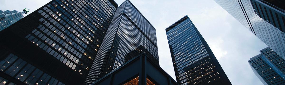 View of tall buildings