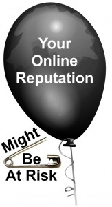 Clip Art of "Your Online Reputation Might Be At Risk"