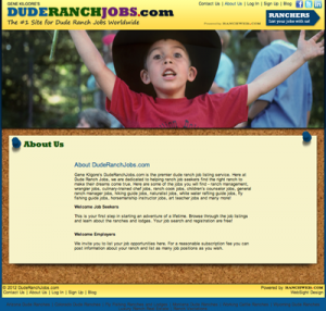 Dude Ranch Jobs Homepage