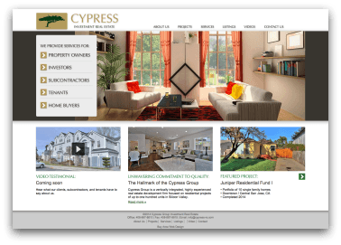 Cypress Group Real Estate website