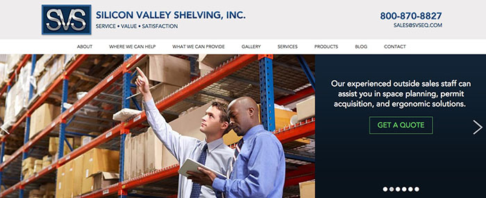 SILICON VALLEY SHELVING, INC.