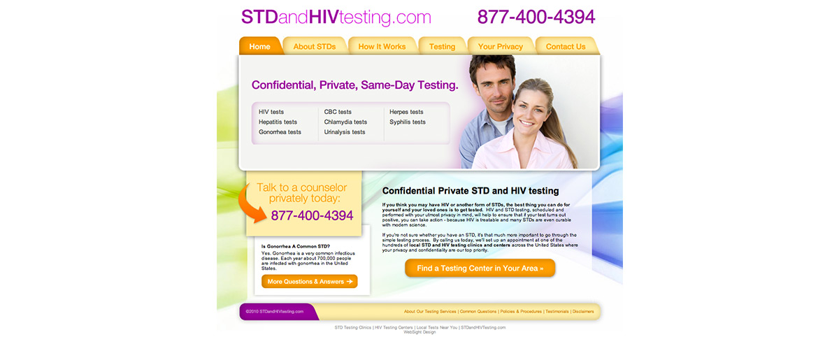 Image for post about WSD Rolls Out Online Marketing Campaign for STDandHIVtesting.com