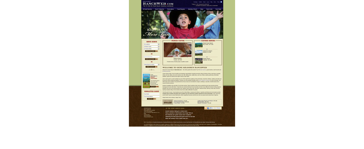 Image for post about RanchWeb.com: Driving a Herd of New Vacationers to Ranch Resorts