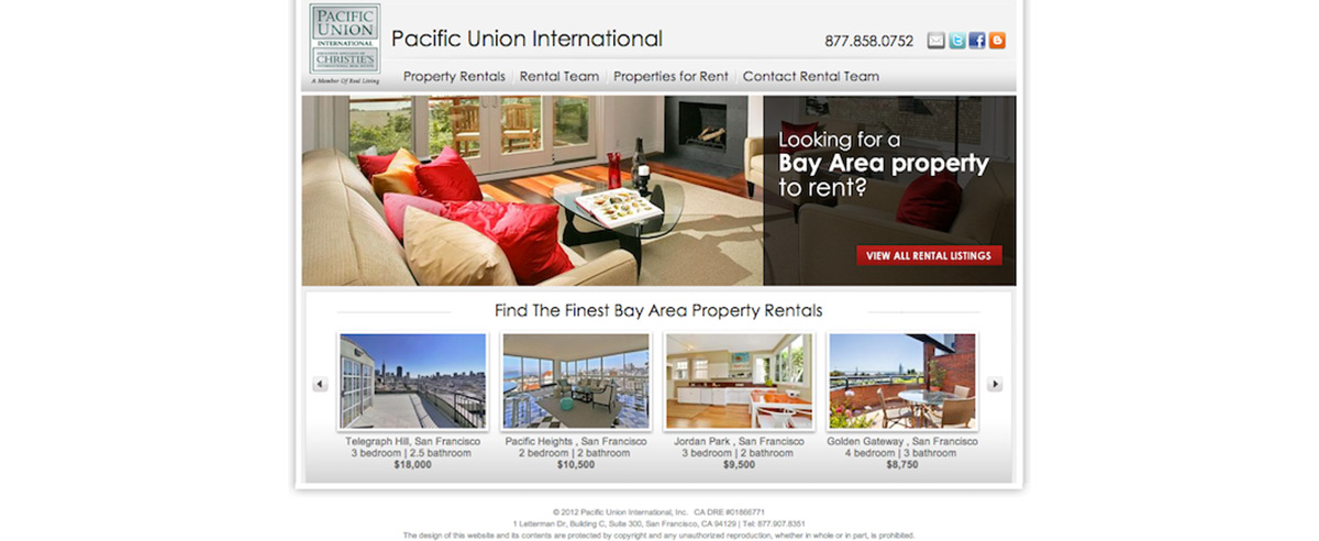 Image for post about WSD is excited to launch Pacific Union's rental website