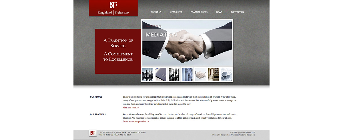 Image for post about Redesign of Ragghianti Freitas LLP