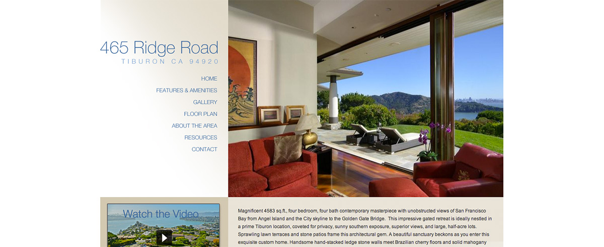 Image for post about 465 Ridge Road - A Fabulous Home for Sale in Tiburon, CA