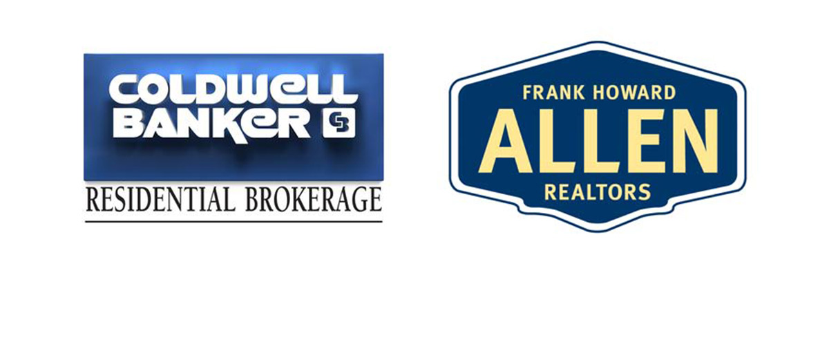 Collage of logos, featuring Coldwell Banker and Frank Howard Allen