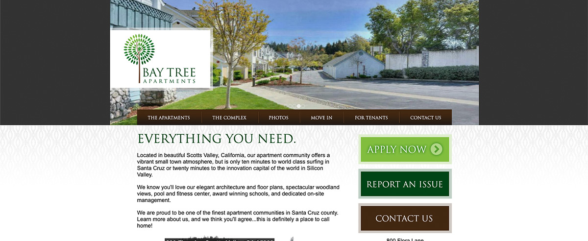 Image for post about A Branding and Website Refresh for Bay Tree Apartments 