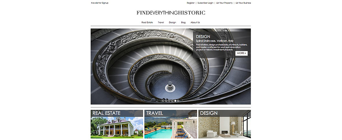 Image for post about Find Everything Historic Website Launch