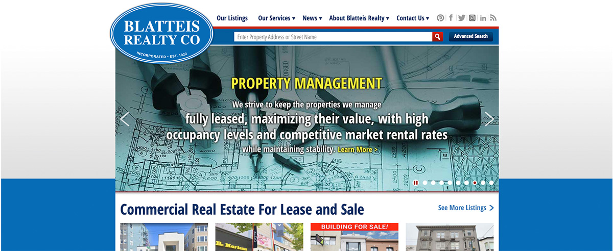 Image for post about Blatteis Realty Co. Website Redesign
