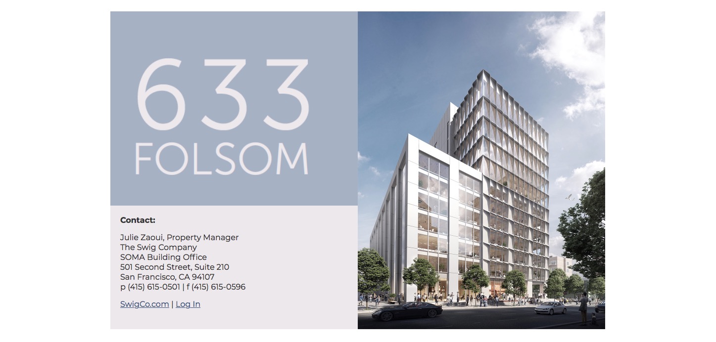 Image for post about 633 Folsom: Website Launch