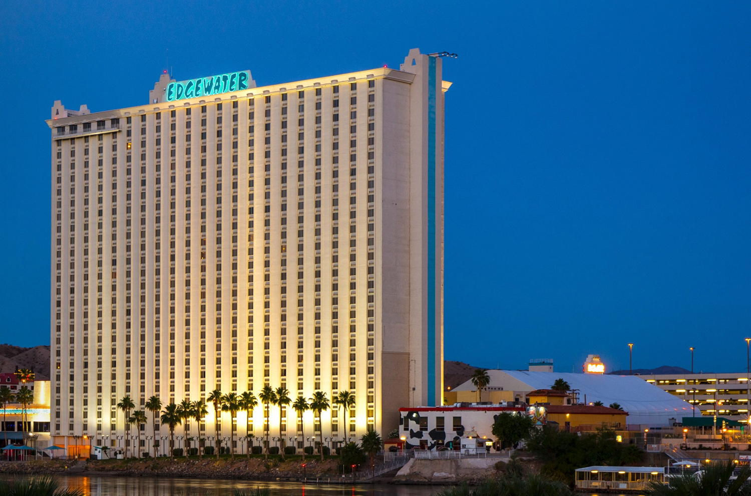 Exterior view of Edgewater Casino