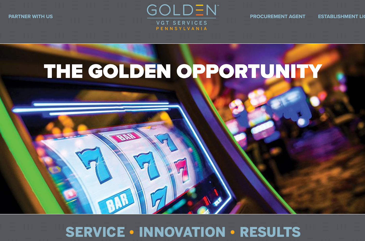 Image of Website for Golden Video Gaming