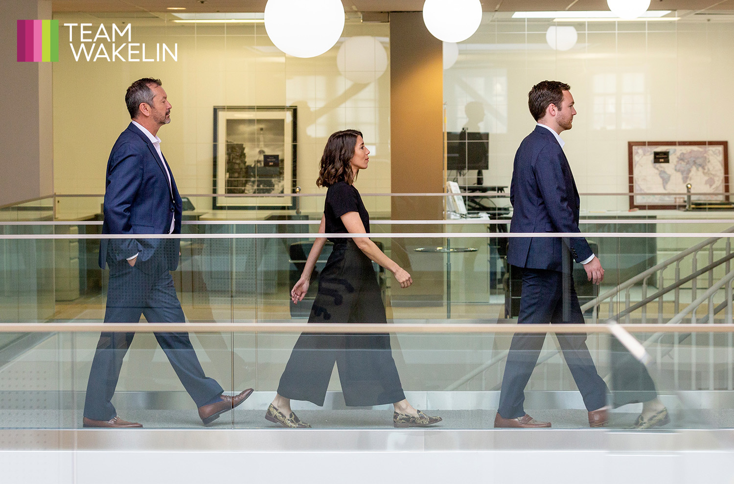 Image of Agents, Kevin Wakelin, Denise Kohne, and Luke Ford walking