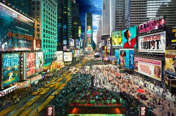 Steve Wilkes: Times Square, New Year's Eve, Day To Night, 2011